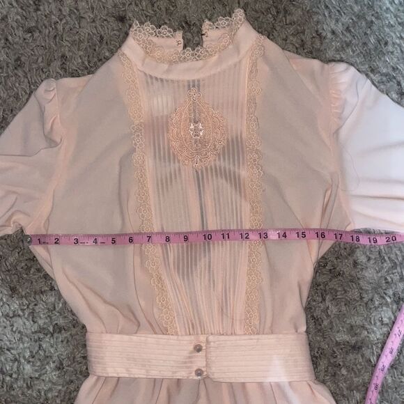 Jennifer Gee Vintage Dress - Blush Rose - Picture 9 of 16